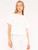 Short Sleeve Top Extended - Off White