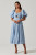 Serilda Midi Dress - Blue