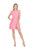 Side Ruffle Dress - Pink