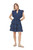 Ruffles Layers Dress - Navy