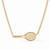 Tennis Racquet Delicate Necklace - CZ