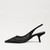Bianka Polka Dot Mesh Slingback - Black
