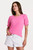 Scarlette  Puff Sleeve Top- Pink Tuberose