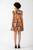 Floss Mini Dress- Peach Ikat