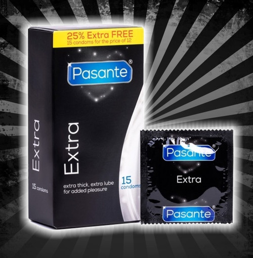 Pasante Extra Condoms - 25% Extra Free!