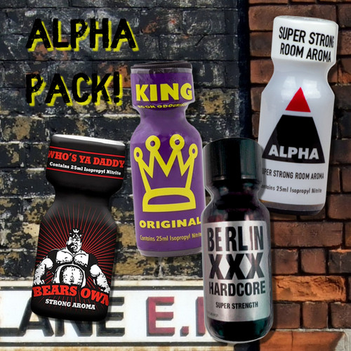 Alpha Super Strong Poppers Pack - Over 20% cheaper than when purchased individually!