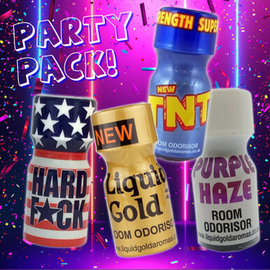 Poppers Party Pack - Over 10% cheaper than when purchased individually!