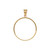 14kt Yellow Gold 1 American Eagle Ounce Coin Bezel