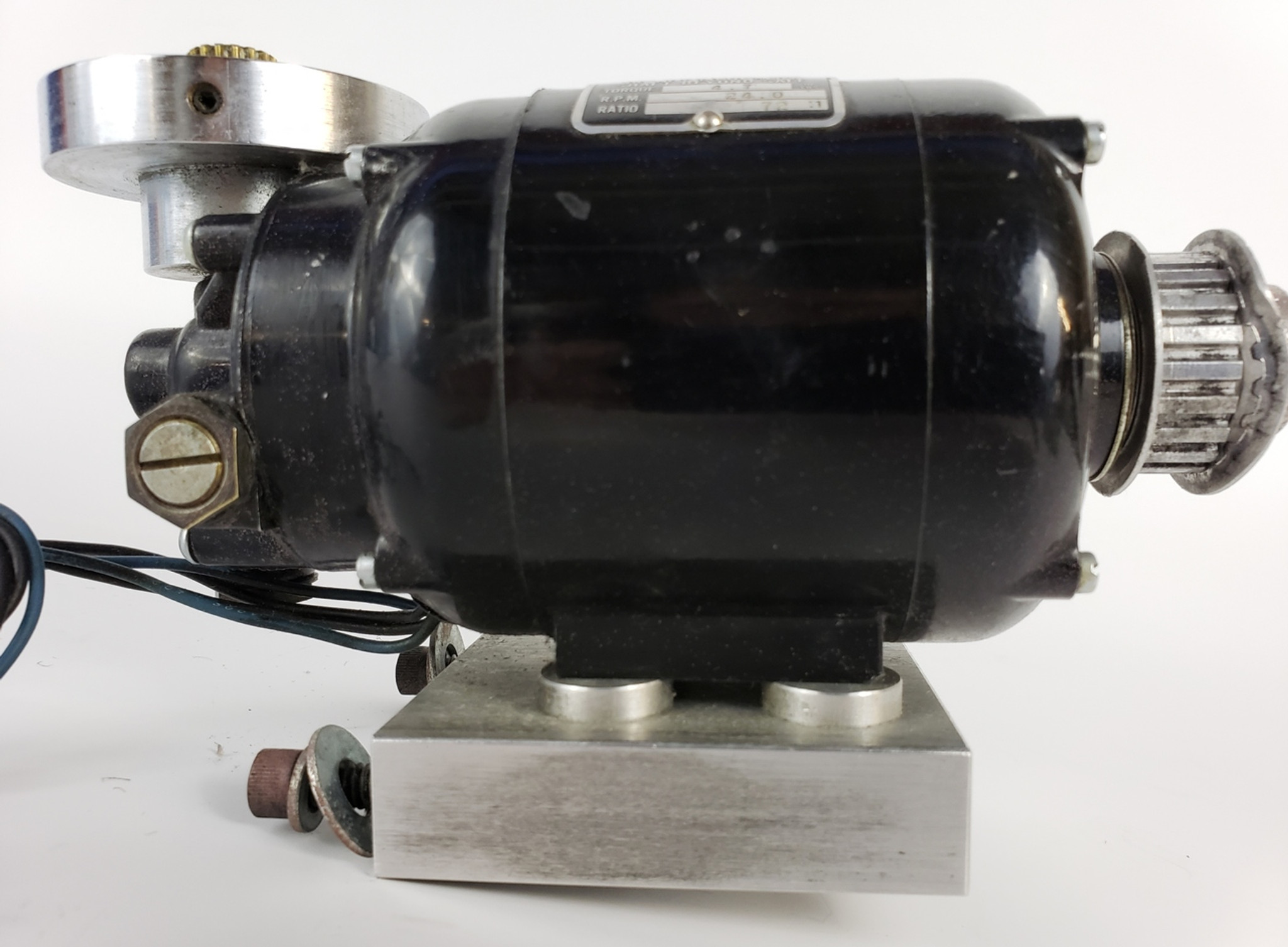 BODINE Speed Reducer Motor Type: NS1-12RA1 1/70 hp 1725 rpm 72:1 - Dewell &  Dewell Inc