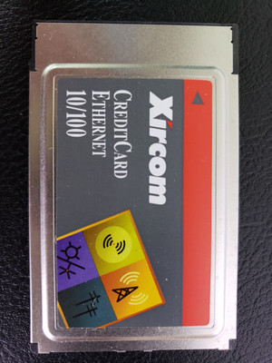 XIRCOM CE3-10/100 PCMCIA Credit Card Ethernet Network LAN Card NEW with Dongle