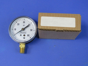 Versa Pressure Gauge 30-0HG VAC 25BTM Bottom Connection 2354YVC4, NEW!