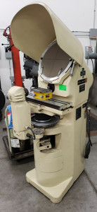 JONES & LAMSON PC-14A 14" 50X Optical Comparator, Overlay Clips, Fixture Base JONES & LAMSON PC-14A 14" 50X Optical Comparator, Overlay Clips, Fixture Base