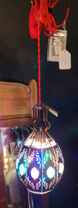 Black Pendant Wall Lamps - Original Electronic Sculpture by Randy Grant Black Pendant Wall Lamps - Original Electronic Sculpture by Randy Grant