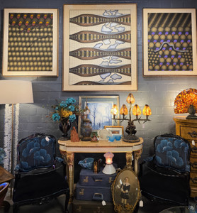 Carl Hayano complete collection three original oil and airbrush paintings Industrial Treasures St. Charles Illinois