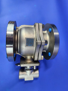 Sharpe 3 inch CF8M 316 stainless steel Class 150 flanged ball valve with ISO mounting pad