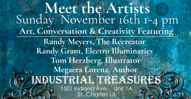 Meet the Artists — Sunday, November 16 at Industrial Treasures