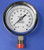 Versa Pressure Gauge 0-60 PSI 4" Block + Tube 4354YPE2 Bottom Connection, NEW!