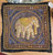 Traditional Burmese (Myanmar) Kalaga Tapestry - Elephant