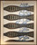 Carl Hayano Maguro 1977 original oil and airbrush painting geometric abstraction earth tones bronze gold Industrial Treasures
