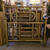 Antique Brass Bed with Headboard, Footboard, and Rails