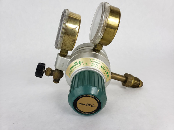 AIR PRODUCTS Specialty Gas Regulator with Gauges E12-Q-N515C 4000psi