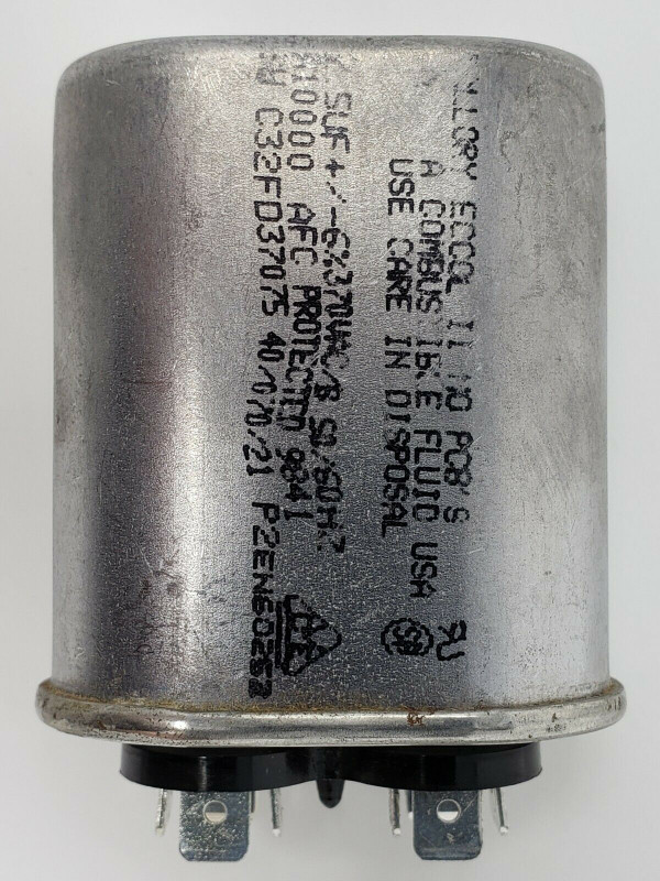 Electrical capacitor Eccol II  7.5uf +/-6% 370vac motor start MALLORY C32FD37075