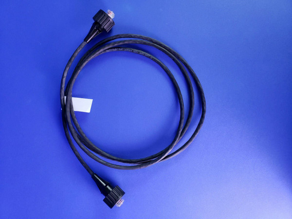 Woodhead MOLEX ENS2115M020 Ethernet Male to Male RJ-LnxxT1586-A 2M Blk PUR Cat 5