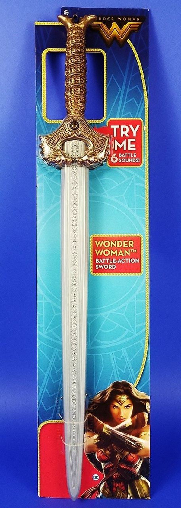 Wonder Woman Mattel Toy Sword Authentic - Costuming or Kids 6 Sounds NEW!