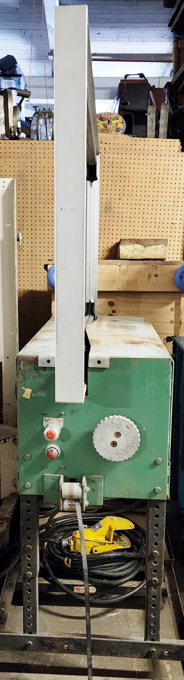 2 CARTON STRAPPING MACHINES, SIGNODE MCD 700, 3/8" plastic, For Repair or Parts