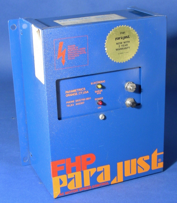 FHP Parametrics PARAJUST AC Motor Speed Control Model 6007 -  1PH INPUT 3PH OUT