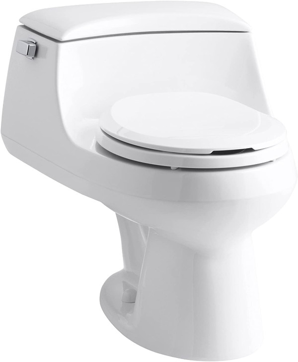 KOHLER K-3467-0 San Raphael® 1.28 gpf Elongated One Piece Toilet, Left-Hand Lever