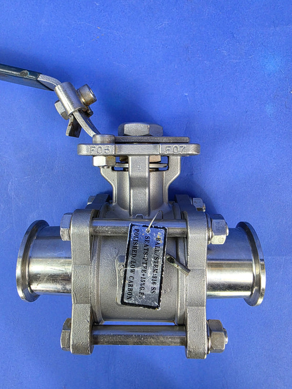 Tru-Flo VALVE 1-1/2" CF8M Valve QSM1 1000 WOG 316 SS