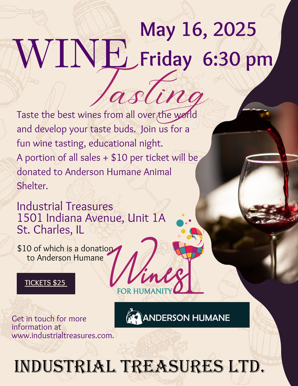 Sip for a Cause: Wine Tasting to Benefit Anderson Humane with Wines for Humanity