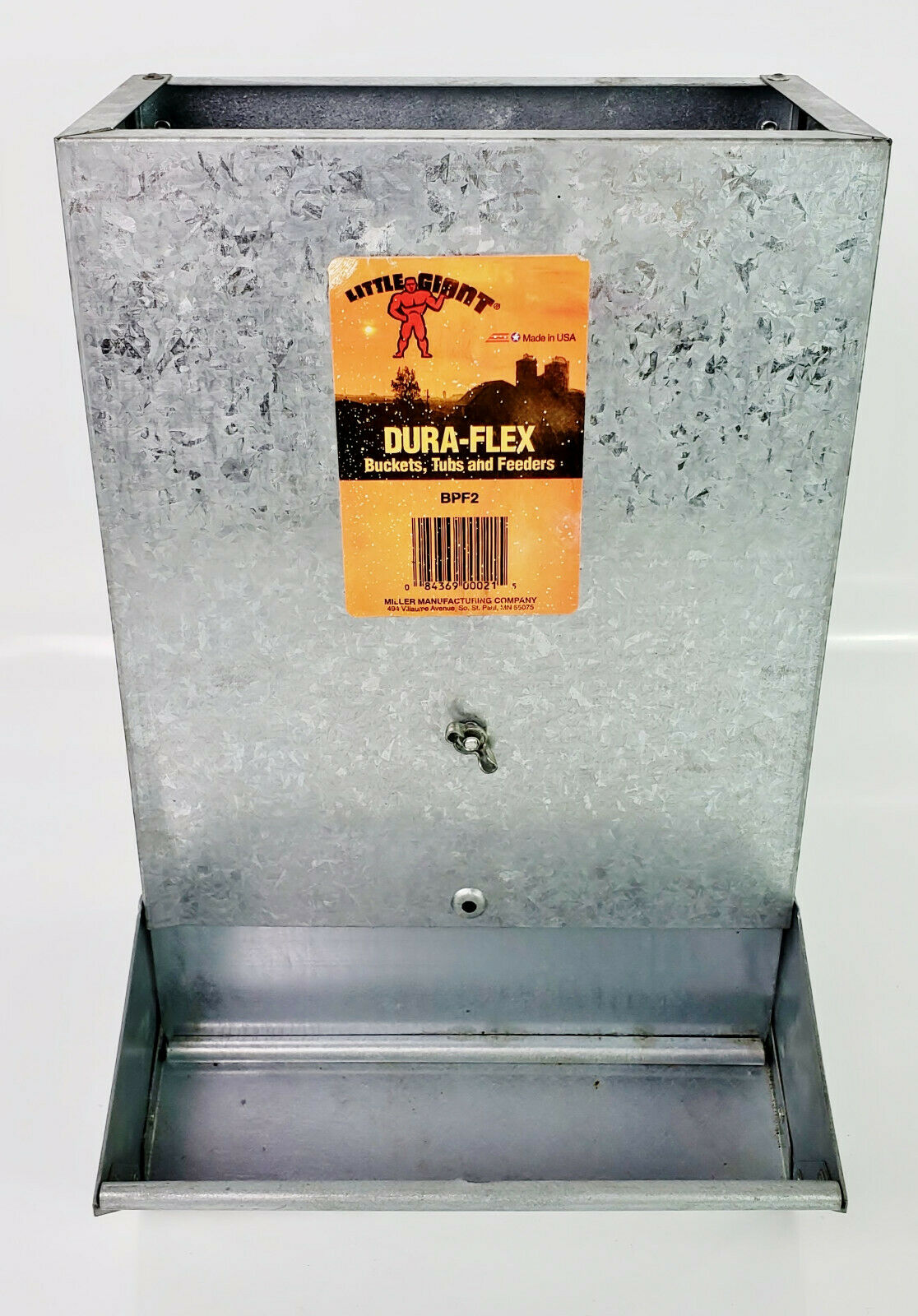 Miller Dura Flex Baby Pig Feeder Bpf2 Galvanized Dewell Dewell Inc