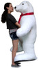 Giant Stuffed Polar Bear 5 Feet Tall Huge Stuffed Animal Made in USA America