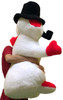 American Made Giant Stuffed Snowman 3 feet Tall Soft Big Plush Christmas Snuggle Buddy
