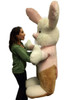 American Made Giant Stuffed Easter Bunny 65 inches Big Plush Rabbit in Tuxedo Made in USA