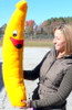 Giant Stuffed Banana is 3 Feet Tall and Always Smiling - Made in America