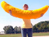 American Made Giant Stuffed Banana 5 Feet Tall 60 inches 152 cm Big Plush Brand Soft Plush Novelty