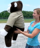 American Made U.S. Army Love Gorilla 40 inch Giant Stuffed Monkey Wears T-shirt that says SOMEONE IN THE ARMY LOVES YOU