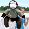 American Made U.S. Army Love Gorilla 40 inch Giant Stuffed Monkey Wears T-shirt that says SOMEONE IN THE ARMY LOVES YOU