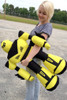 Giant Stuffed Robot is 3 Feet Tall Big Plush Soft - Stuffed Non-Mechanical Yellow Color Plush Toy