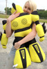 Giant Stuffed Robot is 3 Feet Tall Big Plush Soft - Stuffed Non-Mechanical Yellow Color Plush Toy