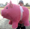 Giant Stuffed Pink Pig 32 inches Soft Made in theUSA America