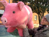 Giant Stuffed Pink Pig 32 inches Soft Made in theUSA America