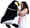 American Made Giant Stuffed Penguin 30 Inches 76 cm Big Soft Stuffed Animal Made in USA America