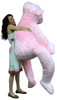 Giant Stuffed 6 Foot Pink Gorilla 72 Inch Soft Huge Plush Monkey Made in USA