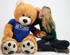 Air Force Giant Teddy Bear 5 Feet Tall,  Wears Removable T-shirt SOMEONE IN THE AIR FORCE LOVES YOU