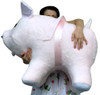 American Made Giant Stuffed Pink Pig 32 Inch Soft Big Plush Hog Farm Animal