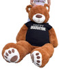 Big Plush 5 Foot  Graduation Teddy Bear Soft, T shirt says HAPPY GRADUATION